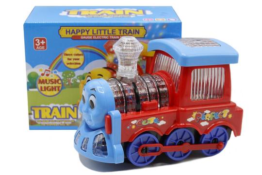 Happy Little Train Engine Bump & Go Battery Operated Toy (2689)